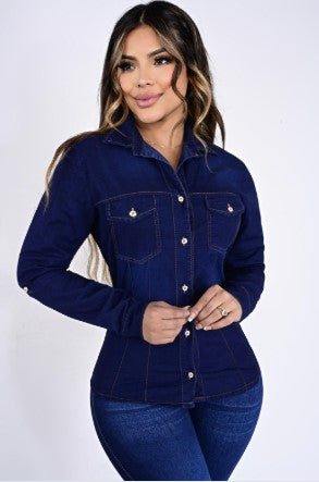 Blusa para dama en jeans