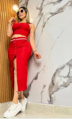 Conjunto Falda Y Blusa